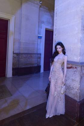 PARIS, FRANCE - JULY 06: Yi Mengling attends the Georges Hobeika Fall Winter Haute Couture show during Paris Fashion Week on July 6, 2026 in Paris, France.  Copyright: xVCGx 111652659002