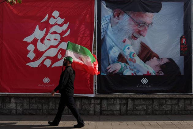 Farewell ceremony for former Iranian Supreme Leader Khamenei in Tehran TEHRAN, IRAN - JULY 6: ( RESTRICTIONS: NO Access Israel Media Persian Language TV Stations Outside Iran Strictly No Access BBC Persian VOA Persian Manoto TV Iran International TV ) Millions of Iranians, carrying flags and posters, gather from the early hours of the morning, filling Damavand Street, Imam Hossein Square, Enghelab Square, and Azadi Square to attend farewell ceremony for the country s former Supreme Leader, Ali Khamenei, who was killed in the U.S.-Israeli attacks in Tehran, Iran, on July 6, 2026. Stringer Anadolu Tehran Iran. Editorial use only. Please get in touch for any other usage.  Copyright: x2026xAnadoluxStringerx