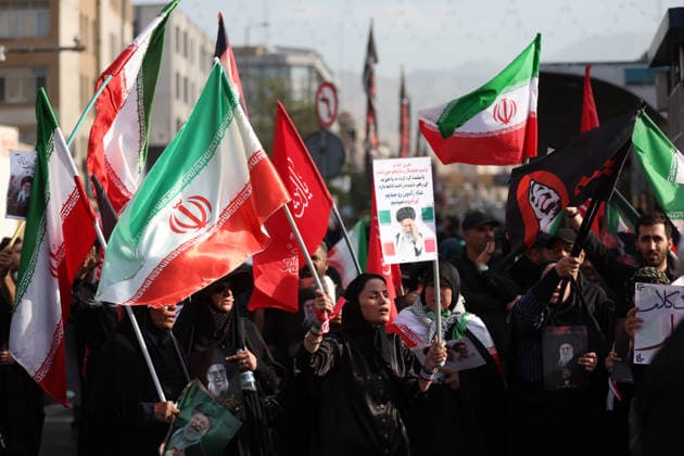 Farewell ceremony for former Iranian Supreme Leader Khamenei in Tehran TEHRAN, IRAN - JULY 6: ( RESTRICTIONS: NO Access Israel Media Persian Language TV Stations Outside Iran Strictly No Access BBC Persian VOA Persian Manoto TV Iran International TV ) Millions of Iranians, carrying flags and posters, gather from the early hours of the morning, filling Damavand Street, Imam Hossein Square, Enghelab Square, and Azadi Square to attend farewell ceremony for the country s former Supreme Leader, Ali Khamenei, who was killed in the U.S.-Israeli attacks in Tehran, Iran, on July 6, 2026. Stringer Anadolu Tehran Iran. Editorial use only. Please get in touch for any other usage.  Copyright: x2026xAnadoluxStringerx