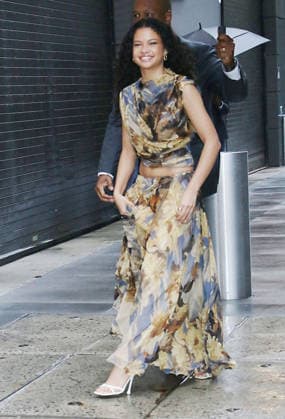 NEW YORK, NY- JULY 6: Catherine Laga aia Seen at Good Morning America on JUly 6, 2026 in New York City. Copyright: xRWx
