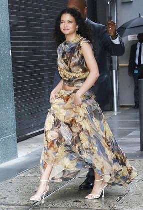 NEW YORK, NY- JULY 6: Catherine Laga aia Seen at Good Morning America on JUly 6, 2026 in New York City. Copyright: xRWx