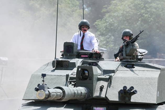 King Charles visits the Royal Tank Regiment s Families Day BOVINGTON, DORSET - JULY 06: King Charles III rides in a Challenger 3 Main Battle Tank during The Royal Tank Regiment s Families Day at the Tank Museum on July 06, 2026 in Bovington, Dorset. (Photo by Chris Jackson Getty Images)King Charles visits the Royal Tank Regiment s Families Day at the Tank Museum, Bovington, Dorset, UK, on the 6th July 2026. Picture by Chris Jackson WPA-Pool Bovington Tank Museum Dorset United Kingdom  WHA-0830