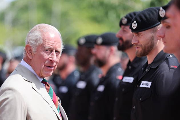 King Charles visits the Royal Tank Regiment s Families Day BOVINGTON, DORSET - JULY 06: King Charles III meets RTR soldiers on parade during The Royal Tank Regiment s Families Day at the Tank Museum on July 06, 2026 in Bovington, Dorset. (Photo by Chris Jackson Getty Images)King Charles visits the Royal Tank Regiment s Families Day at the Tank Museum, Bovington, Dorset, UK, on the 6th July 2026. Picture by Chris Jackson WPA-Pool Bovington Tank Museum Dorset United Kingdom  WHA-0830
