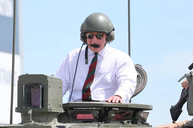 King Charles visits the Royal Tank Regiment s Families Day BOVINGTON, DORSET - JULY 06: King Charles III rides in a Challenger 3 Main Battle Tank during The Royal Tank Regiment s Families Day at the Tank Museum on July 06, 2026 in Bovington, Dorset. (Photo by Chris Jackson Getty Images)King Charles visits the Royal Tank Regiment s Families Day at the Tank Museum, Bovington, Dorset, UK, on the 6th July 2026. Picture by Chris Jackson WPA-Pool Bovington Tank Museum Dorset United Kingdom  WHA-0830