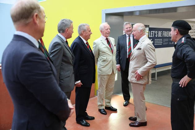 King Charles visits the Royal Tank Regiment s Families Day BOVINGTON, DORSET - JULY 06: King Charles III meets former RTR and museum staff in the exhibition hall during The Royal Tank Regiment s Families Day at the Tank Museum on July 06, 2026 in Bovington, Dorset. (Photo by Chris Jackson Getty Images)King Charles visits the Royal Tank Regiment s Families Day at the Tank Museum, Bovington, Dorset, UK, on the 6th July 2026. Picture by Chris Jackson WPA-Pool Bovington Tank Museum Dorset United Kingdom  WHA-0830