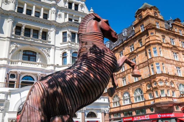 The Odyssey premiere London, The Trojan horse in Leicester Square Where: London, United Kingdom When: 06 Jul 2026 Credit: Matthew Chattle Cover Images EDITORIAL USE ONLY. NOT FOR USE BY NEWSPAPERS BASED IN THE UK. Copyright: xx coverimg55831923