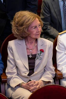 July 6, 2026, Madrid, Spain: Queen Sofia attends the Conference on the crucial contributions to the American Revolution made by the historical figures ˜Bernardo de Galvez™ and ˜Francisco de Saavedra™, at the Teatro Real in Madrid. Madrid Spain  - ZUMAs197 20260706_aaa_s197_038 Copyright: xAtilanoxGarciax
