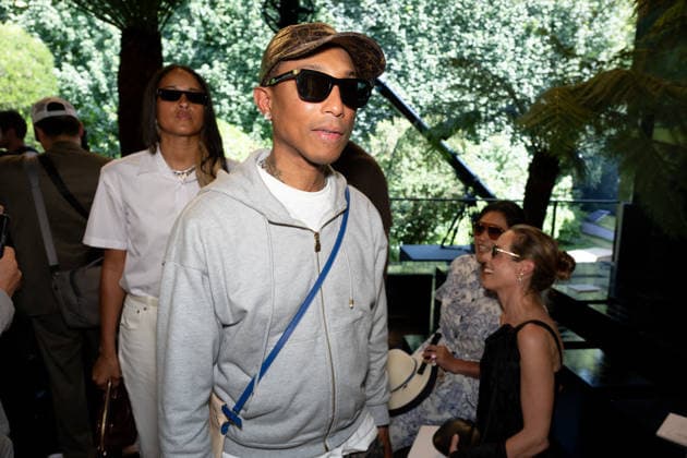 PFW - Christian Dior Front Row Pharrell Williams attending the Christian Dior Haute Couture Fall Winter 2026 2027 show as part of Paris Fashion Week in Paris, France on July 06, 2025. Photo by Laurent Zabulon ABACAPRESS.COM  Copyright: xZabulonxLaurent ABACAx