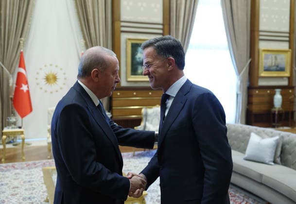 Turkish President Erdogan receives NATO Secretary General Rutte in Ankara ANKARA, TURKIYE - JULY 6: (----EDITORIAL USE ONLY - MANDATORY CREDIT - TURKISH PRESIDENCY MUSTAFA KAMACI HANDOUT - NO MARKETING NO ADVERTISING CAMPAIGNS - DISTRIBUTED AS A SERVICE TO CLIENTS----) Turkish President Recep Tayyip Erdogan (L) receives NATO Secretary General Mark Rutte (R) in Ankara, Turkiye, on July 6, 2026. Turkish Presidency Mustafa Kamaci Handout Anadolu Ankara Turkey. Editorial use only. Please get in touch for any other usage.  Copyright: x2026xAnadoluxTurkishxPresidencyx xMustafaxKamacix xHandoutx