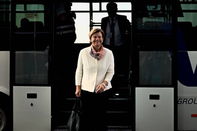 Ahead of 36th NATO Summit in Ankara ANKARA, TURKIYE - JULY 6: Latvian Foreign Minister Baiba Braze arrives at Esenboga Airport ahead of the 36th NATO Heads of State and Government Summit in Ankara, Turkiye, on July 6, 2026.? Mehmet Futsi Anadolu Ankara Turkey. Editorial use only. Please get in touch for any other usage.  Copyright: x2026xAnadoluxMehmetxFutsix