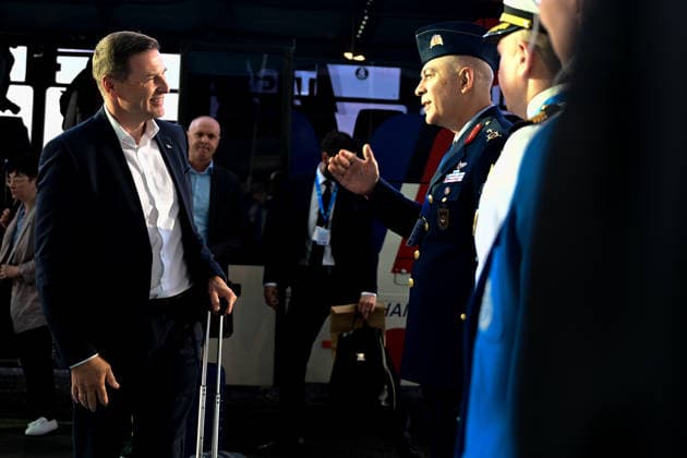 Ahead of 36th NATO Summit in Ankara ANKARA, TURKIYE - JULY 6: Estonian Defense Minister Hanno Pevkur arrives at Esenboga Airport ahead of the 36th NATO Heads of State and Government Summit in Ankara, Turkiye, on July 6, 2026. Mehmet Futsi Anadolu Ankara Turkey. Editorial use only. Please get in touch for any other usage.  Copyright: x2026xAnadoluxMehmetxFutsix