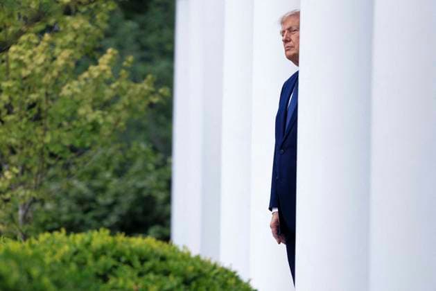 US President Donald J. Trump delivers remarks on the Trump Accounts US President Donald J. Trump pauses as he walks from the Oval Office to deliver remarks on Trump Accounts at a Rose Garden Club luncheon at the White House in Washington, DC, USA, 06 July 2026. Trump Accounts grant eligible US children born between 2026 and 2028 $1000.00 to fund starter IRAs. WASHINGTON DISTRICT OF COLUMBIA United States  Copyright: xPool ABACAx