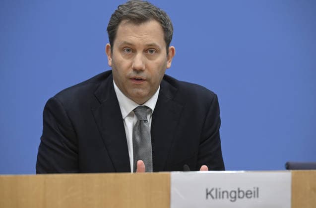German Finance Minister and Vice Chancellor Lars Klingbeil BERLIN, GERMANY - JULY 6: German Finance Minister and Vice Chancellor Lars Klingbeil presents the government s draft 2027 federal budget and financial plan through 2030 during a press conference in Berlin, Germany, on July 6, 2026. Halil Sagirkaya Anadolu Berlin Germany. Editorial use only. Please get in touch for any other usage.  Copyright: x2026xAnadoluxHalilxSagirkayax