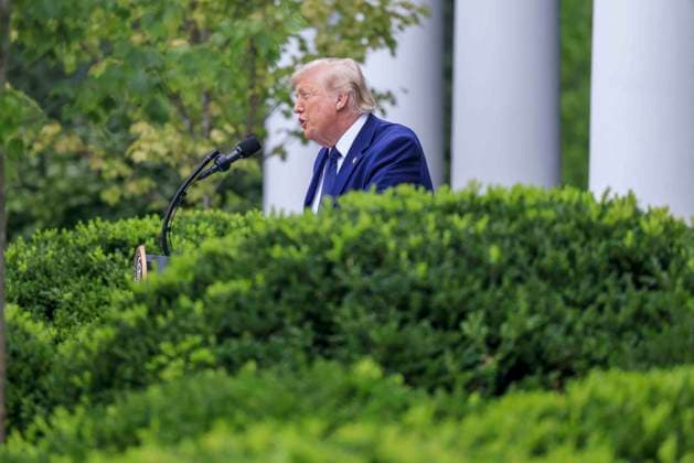 US President Donald J. Trump delivers remarks on the Trump Accounts US President Donald J. Trump delivers remarks on Trump Accounts at a Rose Garden Club luncheon at the White House in Washington, DC, USA, 06 July 2026. Trump Accounts grant eligible US children born between 2026 and 2028 $1000.00 to fund starter IRAs. WASHINGTON DISTRICT OF COLUMBIA United States  Copyright: xPool ABACAx