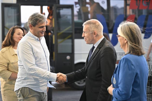 Ahead of 36th NATO Summit in Ankara ANKARA, TURKIYE - JULY 6: Montenegro s Minister of Foreign Affairs Ervin Ibrahimovic is welcomed after arriving at Esenboga Airport ahead of the 36th NATO Heads of State and Government Summit in Ankara, Turkiye, on July 6, 2026.? Ismail Kaplan Anadolu Ankara Turkey. Editorial use only. Please get in touch for any other usage.  Copyright: x2026xAnadoluxIsmailxKaplanx
