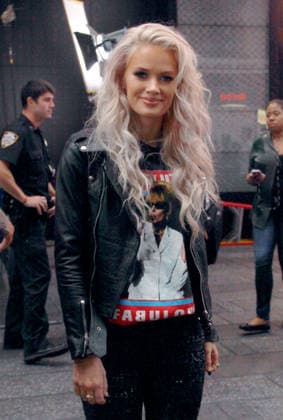 **FILE PHOTO** Lauren Bennett Has Passed Away NEW YORK, NY- AUGUST 20: Lauren Bennett of G.R.L. seen at Good Morning America in New York City on August 20, 2014. Copyright: xRWx