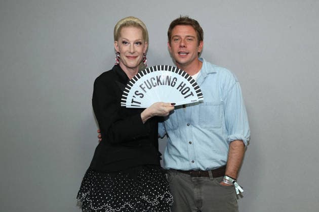 Justin Vivian Bond and Jonathan Anderson pose following the Christian Dior Fall Winter 2026–2027 Haute Couture Fashion Show, held as part of Paris Fashion Week, France, on July 6, 2026. Bertrand Rindoff Bestimage Christian Dior Haute Couture Fall Winter 2026–2027 show as part of Paris Fashion Week on July 6, 2026, in Paris, France. Paris, France  Copyright: xBERTRANDxRINDOFFxPETROFFx xBESTIMAGExBERTRANDxRINDOFFxPETROFFx xBESTIMAGEx