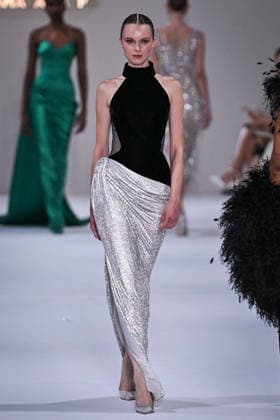 PFW - Tamara Ralph Runway in Paris FA A model walks the runway the Autumn-Winter 2027 2028 couture collection by Tamara Ralph during the Paris Fashion Week, on July 6, 2026. Photo by Firas Abdullah ABACAPRESS.COM Paris Ile-de-France France  Copyright: xAbdullahxFiras ABACAx