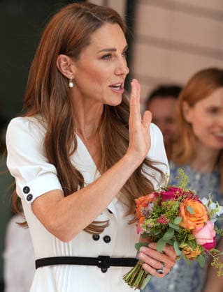 The Princess of Wales visits Evelina London Childrens Hospital Britain s Kate, The Princess of Wales, waves as she leaves after her visit to Evelina London Children s Hospital in London, Monday, July 6, 2026.(AP Photo Alastair Grant, Pool)The Princess of Wales visits Evelina London Childrens Hospital, London, UK, on the 6th July 2026. Picture by Alastair Grant WPA-PoolThe Princess of Wales visits Evelina London Childrens Hospital, London, UK, on the 6th July 2026. Picture by Alastair Grant WPA-Pool London Evelina London Childrens Hospital London United Kingdom  WHA-0830