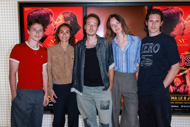 Microstar Photocall - Paris Fellix Lefebvre, Raika Hazanavicius, Leopold Kraus, Maddie Kulicka and Abraham Wapler attend the photocall for the premiere of Microstar held at the Wepler in Paris, France on July 6, 2026. Photo by David Boyer ABACAPRESS.COM Paris France  Copyright: xBoyerxDavid ABACAx