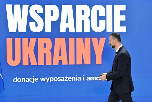 RECORD DATE NOT STATED !!!! NO RUSSIA !!!! 06.07.2026 KONFERENCJA PRASOWA MINISTRA OBRONY NARODOWEJ I WICEPREMIERA --- Press conference by the Polish Minister of National Defence and the Polish Deputy Prime Minister regarding support for Ukraine WLADYSLAW KOSINIAK KAMYSZ W SPRAWIE WSPARCIA UKRAINY SPRZET WOJSKOWY WOJSKO DONACJE DONACJA DLA UKRAINY FOT DAMIAN BURZYKOWSKI NEWSPIX.PL NEWSPIX.PL --- newspix.pl 