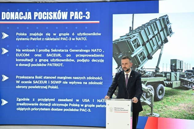 RECORD DATE NOT STATED !!!! NO RUSSIA !!!! 06.07.2026 KONFERENCJA PRASOWA MINISTRA OBRONY NARODOWEJ I WICEPREMIERA --- Press conference by the Polish Minister of National Defence and the Polish Deputy Prime Minister regarding support for Ukraine WLADYSLAW KOSINIAK KAMYSZ W SPRAWIE WSPARCIA UKRAINY SPRZET WOJSKOWY WOJSKO DONACJE DONACJA DLA UKRAINY FOT DAMIAN BURZYKOWSKI NEWSPIX.PL NEWSPIX.PL --- newspix.pl 