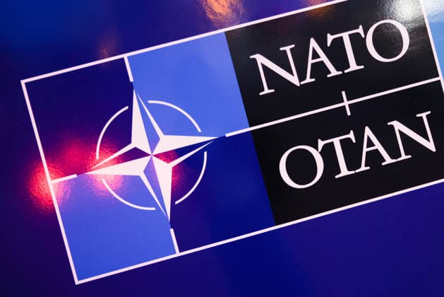 July 6, 2026, Ankara, Turkey: NATO Summit logo is seen on a bus for accredited journalists ahead the 2026 Ankara Summit in Ankara, Turkiye, on July 6th, 2026. Ankara Turkey - ZUMAz156 20260706_zip_z156_006 Copyright: xBeataxZawrzelx