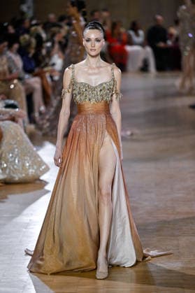 PFW Haute Couture Tony Ward Runway JR A model walks the runway at the Tony Ward show during Haute Couture Fashion Week in Paris, France, on 6 July 2026. Photo by Julien Reynaud APS-Medias ABACAPRESS.COM Paris France  Copyright: xReynaudxJulien APS-Medias ABACAx