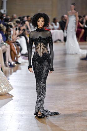 PFW Haute Couture Tony Ward Runway JR A model walks the runway at the Tony Ward show during Haute Couture Fashion Week in Paris, France, on 6 July 2026. Photo by Julien Reynaud APS-Medias ABACAPRESS.COM Paris France  Copyright: xReynaudxJulien APS-Medias ABACAx
