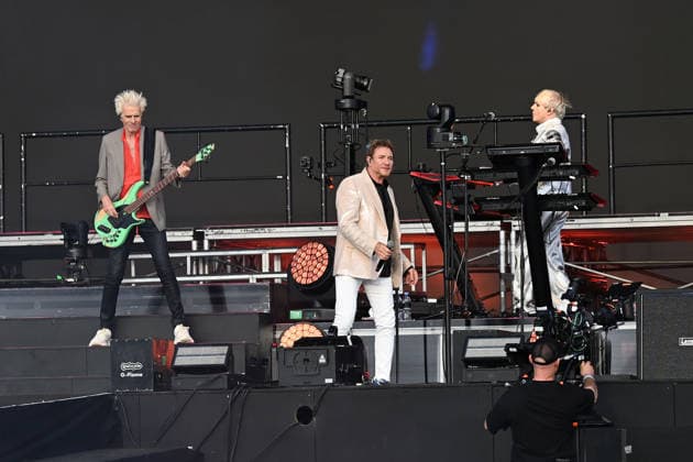 Duran Duran performing at British Summertime in London LONDON, ENGLAND - JULY 05: John Taylor, Simon Le Bon and Nick Rhodes of ˜Duran Duran™ performing at British Summertime, Hyde Park on July 05, 2026 in London, England. CAP MAR MAR Great Britain UK Copyright: xMartinxHarris CapitalxPicturesx