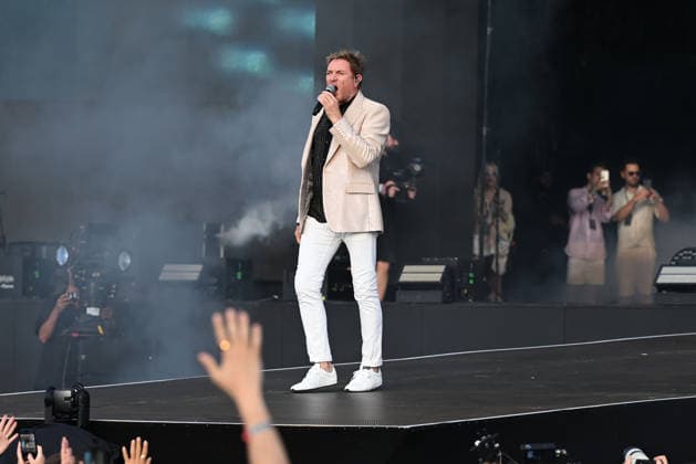 Duran Duran performing at British Summertime in London LONDON, ENGLAND - JULY 05: Simon Le Bon of ˜Duran Duran™ performing at British Summertime, Hyde Park on July 05, 2026 in London, England. CAP MAR MAR Great Britain UK Copyright: xMartinxHarris CapitalxPicturesx