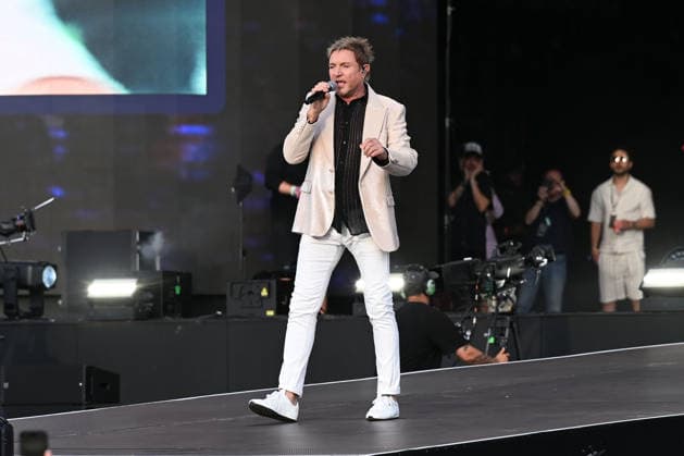 Duran Duran performing at British Summertime in London LONDON, ENGLAND - JULY 05: Simon Le Bon of ˜Duran Duran™ performing at British Summertime, Hyde Park on July 05, 2026 in London, England. CAP MAR MAR Great Britain UK Copyright: xMartinxHarris CapitalxPicturesx