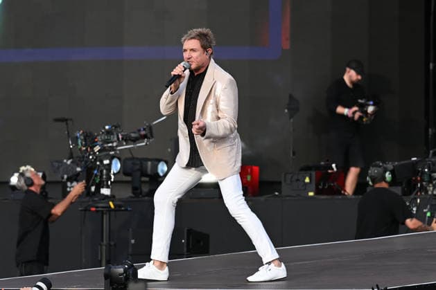 Duran Duran performing at British Summertime in London LONDON, ENGLAND - JULY 05: Simon Le Bon of ˜Duran Duran™ performing at British Summertime, Hyde Park on July 05, 2026 in London, England. CAP MAR MAR Great Britain UK Copyright: xMartinxHarris CapitalxPicturesx