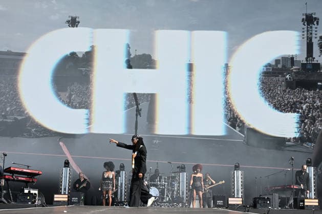 Nile Rodgers and CHIC performing at British Summertime in London LONDON, ENGLAND - JULY 05: Nile Rodgers performing at British Summertime, Hyde Park on July 05, 2026 in London, England. CAP MAR MAR Great Britain UK Copyright: xMartinxHarris CapitalxPicturesx