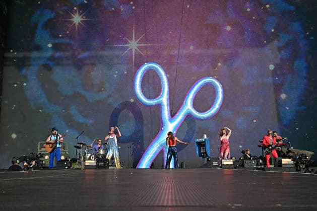 Scissor Sisters performing at British Summertime in London LONDON, ENGLAND - JULY 05: Babydaddy, Jake Shears and Del Marquisof ™Scissor Sisters™ performing at British Summertime, Hyde Park on July 05, 2026 in London, England. CAP MAR MAR Great Britain UK Copyright: xMartinxHarris CapitalxPicturesx