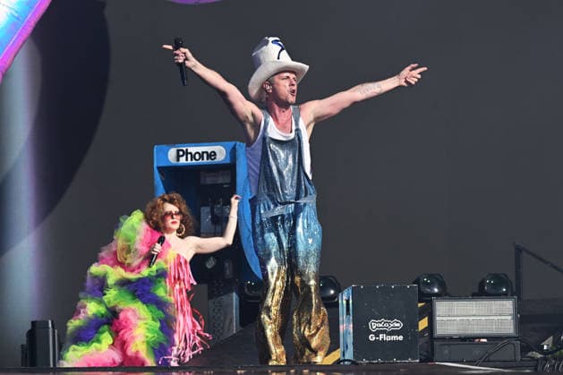 Scissor Sisters performing at British Summertime in London LONDON, ENGLAND - JULY 05: Jake Shears of ™Scissor Sisters™ performing at British Summertime, Hyde Park on July 05, 2026 in London, England. CAP MAR MAR Great Britain UK Copyright: xMartinxHarris CapitalxPicturesx