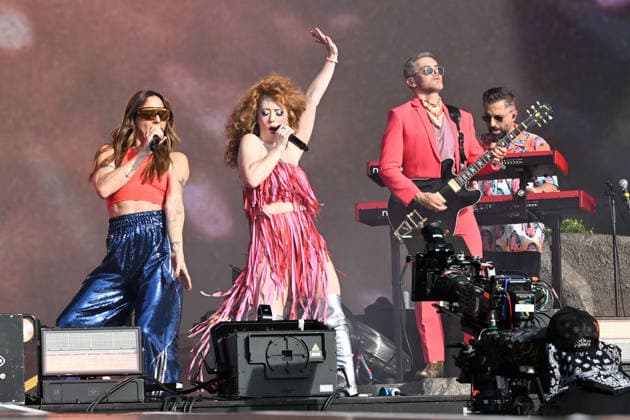 Scissor Sisters performing at British Summertime in London LONDON, ENGLAND - JULY 05: Melanie C and Del Marquis of ™Scissor Sisters™ performing at British Summertime, Hyde Park on July 05, 2026 in London, England. CAP MAR MAR Great Britain UK Copyright: xMartinxHarris CapitalxPicturesx