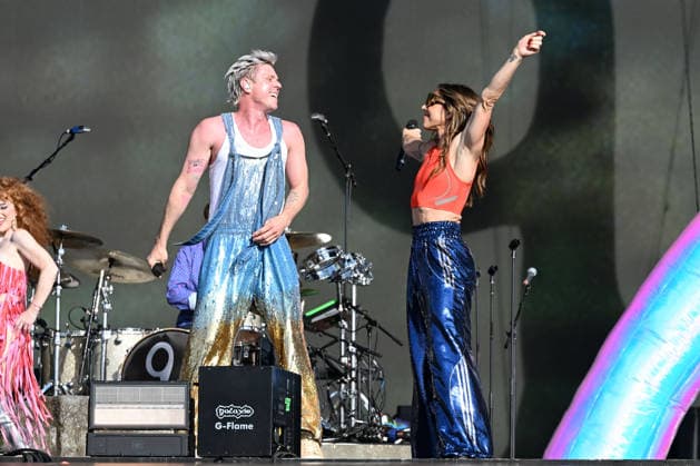 Scissor Sisters performing at British Summertime in London LONDON, ENGLAND - JULY 05: Jake Shears of ™Scissor Sisters™ and Melanie C performing at British Summertime, Hyde Park on July 05, 2026 in London, England. CAP MAR MAR Great Britain UK Copyright: xMartinxHarris CapitalxPicturesx