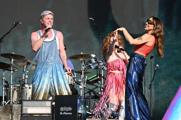 Scissor Sisters performing at British Summertime in London LONDON, ENGLAND - JULY 05: Jake Shears of ™Scissor Sisters™ and Melanie C performing at British Summertime, Hyde Park on July 05, 2026 in London, England. CAP MAR MAR Great Britain UK Copyright: xMartinxHarris CapitalxPicturesx