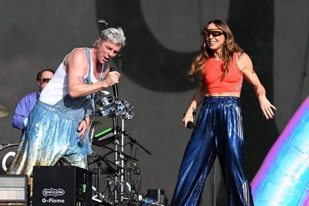 Scissor Sisters performing at British Summertime in London LONDON, ENGLAND - JULY 05: Jake Shears of ™Scissor Sisters™ and Melanie C performing at British Summertime, Hyde Park on July 05, 2026 in London, England. CAP MAR MAR Great Britain UK Copyright: xMartinxHarris CapitalxPicturesx