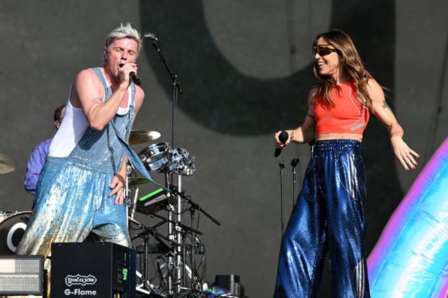 Scissor Sisters performing at British Summertime in London LONDON, ENGLAND - JULY 05: Jake Shears of ™Scissor Sisters™ and Melanie C performing at British Summertime, Hyde Park on July 05, 2026 in London, England. CAP MAR MAR Great Britain UK Copyright: xMartinxHarris CapitalxPicturesx