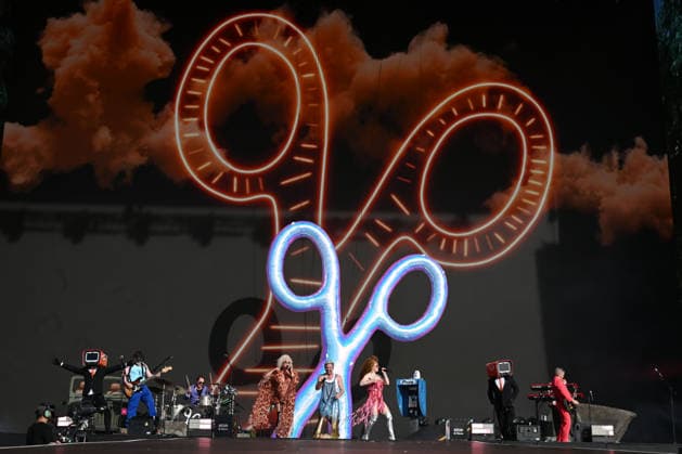 Scissor Sisters performing at British Summertime in London LONDON, ENGLAND - JULY 05: Babydaddy, Jake Shears and Del Marquisof ™Scissor Sisters™ performing at British Summertime, Hyde Park on July 05, 2026 in London, England. CAP MAR MAR Great Britain UK Copyright: xMartinxHarris CapitalxPicturesx