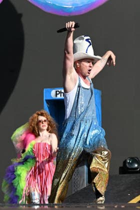 Scissor Sisters performing at British Summertime in London LONDON, ENGLAND - JULY 05: Jake Shears of ™Scissor Sisters™ performing at British Summertime, Hyde Park on July 05, 2026 in London, England. CAP MAR MAR Great Britain UK Copyright: xMartinxHarris CapitalxPicturesx