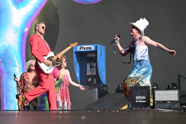 Scissor Sisters performing at British Summertime in London LONDON, ENGLAND - JULY 05: Del Marquis and Jake Shears of ™Scissor Sisters™ performing at British Summertime, Hyde Park on July 05, 2026 in London, England. CAP MAR MAR Great Britain UK Copyright: xMartinxHarris CapitalxPicturesx