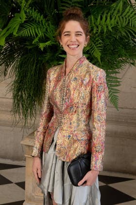 PFW - Christian Dior Photocall Valentina Romani attending the Christian Dior Haute Couture Fall Winter 2026 2027 show as part of Paris Fashion Week in Paris, France on July 06, 2025. Photo by Laurent Zabulon ABACAPRESS.COM Paris  Copyright: xZabulonxLaurent ABACAx