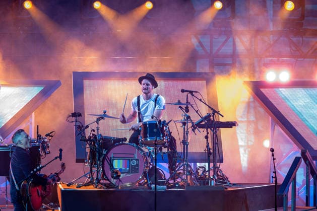 Music Concert - The Lumineers - Automatic World Tour Jeremiah Caleb Fraites of The Lumineers performs on stage for they Automatic World Tour 2026 at Arena di Verona, on July 6, 2026, Verona, Italy. Verona Arena di Verona Italy Copyright: xRobertoxTommasinix xLiveMediax LPM_2555526