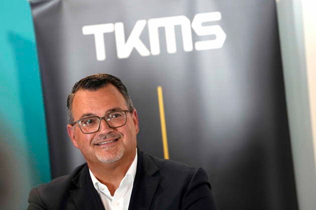 July 6, 2026, Ottawa, On, CAN: Oliver Burkhard, CEO of TKMS (Thyssenkrupp Marine Systems), looks on at a news conference at the Embassy of Germany in Ottawa, on Monday, July 6, 2026. Germany s TKMS has been chosen as the preferred bidder to supply the navy s next fleet of submarines, over South Korea s Hanwha. Ottawa CAN  - ZUMAc35_ 20260706_zaf_c35_106 Copyright: xJustinxTangx