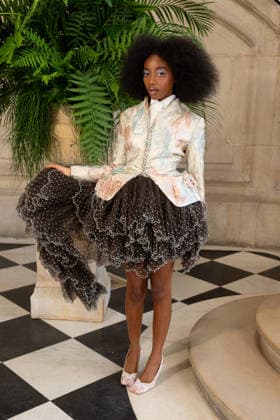 PFW - Christian Dior Photocall Flowerovlove attending the Christian Dior Haute Couture Fall Winter 2026 2027 show as part of Paris Fashion Week in Paris, France on July 06, 2025. Photo by Laurent Zabulon ABACAPRESS.COM Paris  Copyright: xZabulonxLaurent ABACAx