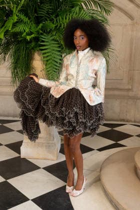 PFW - Christian Dior Photocall Flowerovlove attending the Christian Dior Haute Couture Fall Winter 2026 2027 show as part of Paris Fashion Week in Paris, France on July 06, 2025. Photo by Laurent Zabulon ABACAPRESS.COM Paris  Copyright: xZabulonxLaurent ABACAx