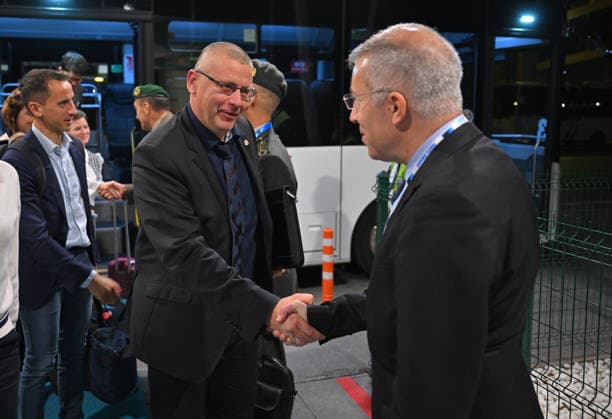 Ahead of 36th NATO Summit in Ankara ANKARA, TURKIYE - JULY 7: Hungarian Defense Minister Romulusz Ruszin-Szendi arrives at Esenboga Airport ahead of the 36th NATO Heads of State and Government Summit to be held in Ankara, Turkiye, on July 7, 2026. Hakan Nural Anadolu Ankara Turkey. Editorial use only. Please get in touch for any other usage.  Copyright: x2026xAnadoluxHakanxNuralx